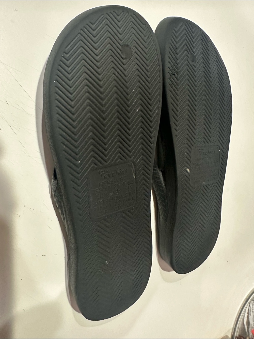 Archie’s Black Flip Flops - Picture 4 of 4